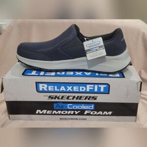 Skechers Men's Dark Blue Slip-On Loafers